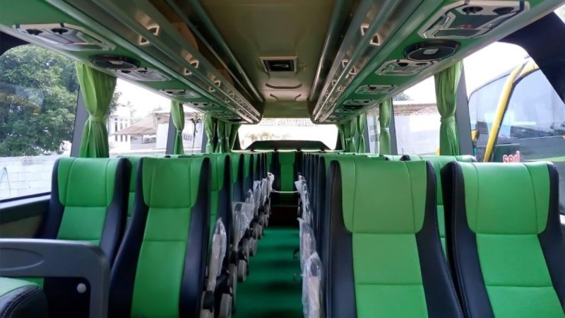 saturental – foto medium bus pariwisata sederhana trans interior dalam 29s 33 seats a