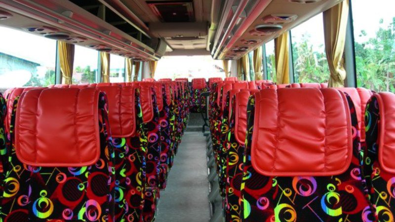 saturental – foto big bus pariwisata pemium passion interior dalam 50s 59 seats a