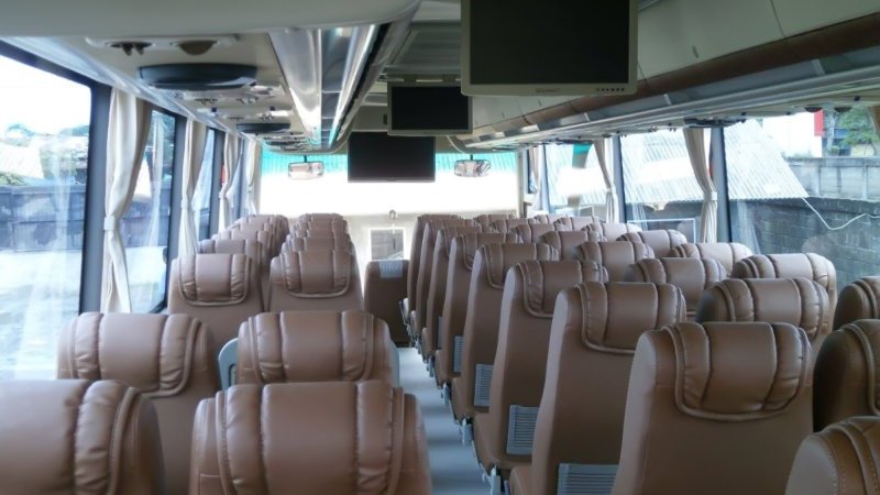 saturental – foto big bus pariwisata pemium passion shd hdd terbaru interior dalam 50s 59 seats b