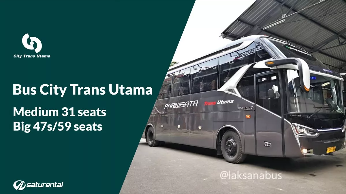 saturental – foto bus pariwisata city trans utama big bus