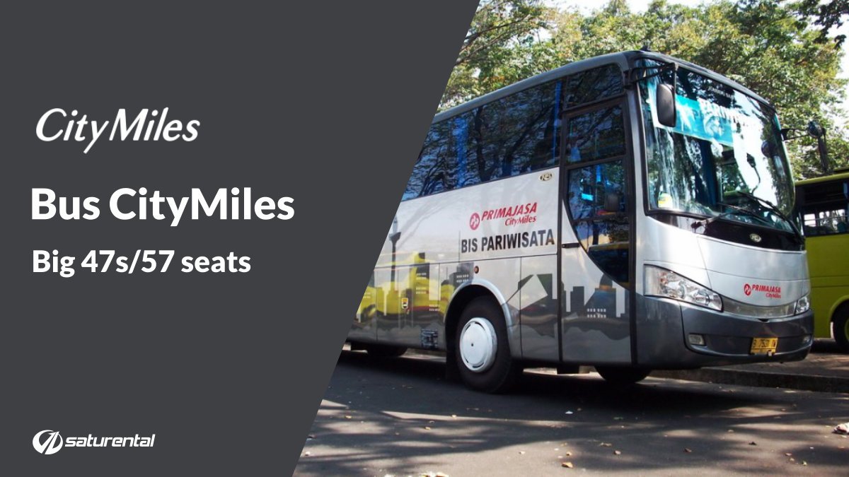 saturental – foto bus pariwisata citymiles