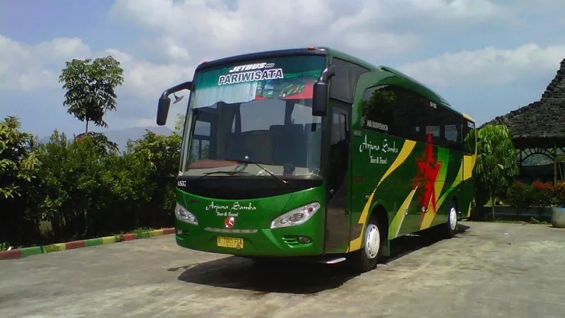 saturental – foto big bus pariwisata Arjuna Samba 47s 59 seats ac