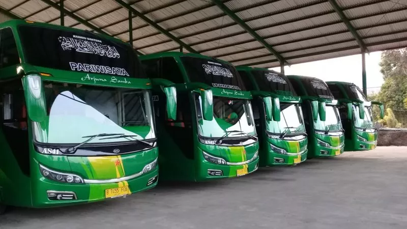saturental – foto big bus pariwisata Arjuna Samba shd hdd terbaru 47s 59 seats aa