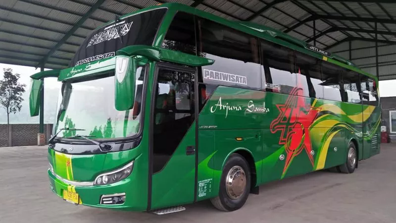 saturental – foto big bus pariwisata Arjuna Samba shd hdd terbaru 47s 59 seats abb