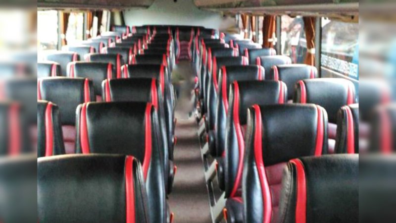 saturental – foto big bus pariwisata gelar pratama trans shd hdd terbaru interior dalam 59 seats b