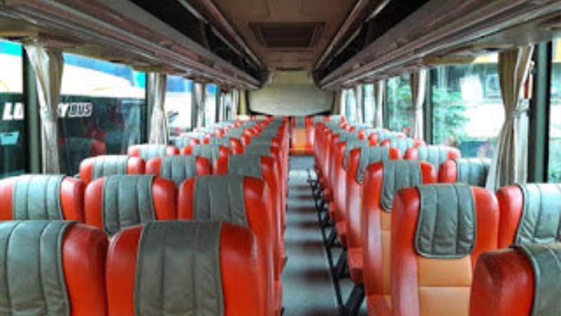 saturental – foto big bus pariwisata kpm trans shd hdd 58 seats interior 2