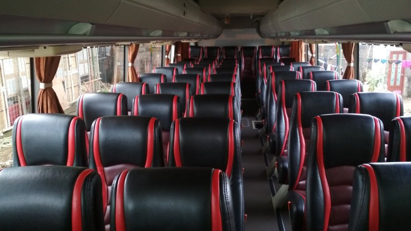 saturental – foto big bus pariwisata rjb trans interior dalam 50s 59 seats a