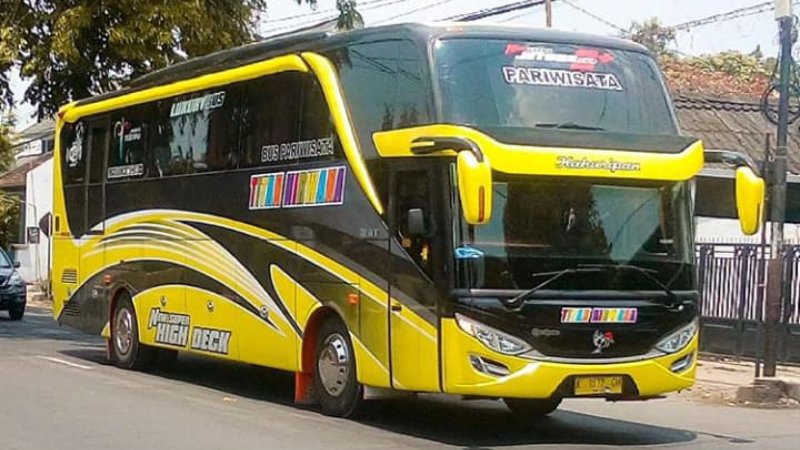 saturental – foto big bus pariwisata titan nirwana shd hdd terbaru 59 seats d