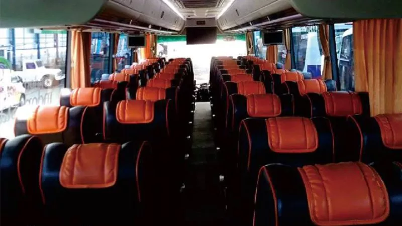 saturental – foto big bus pariwisata mata trans interior dalam 50 seats b