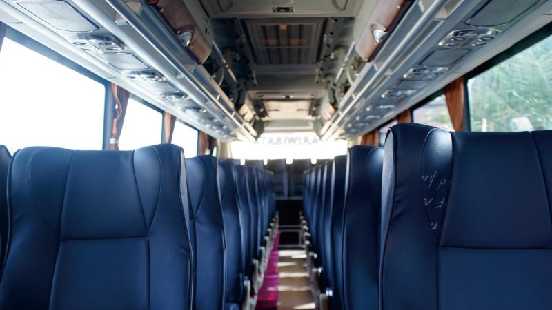 saturental – foto big bus pariwisata mata trans shd hdd terbaru interior dalam 50 seats a