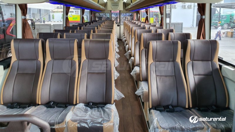 saturental – foto big bus pariwisata arimbi shd hdd interior dalam 45T 59 seats b