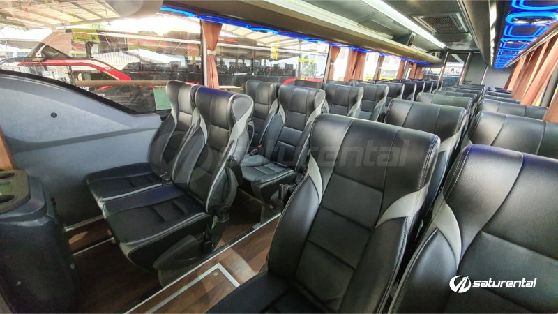 saturental – foto big bus pariwisata arimbi shd hdd interior dalam 45T 59 seats e