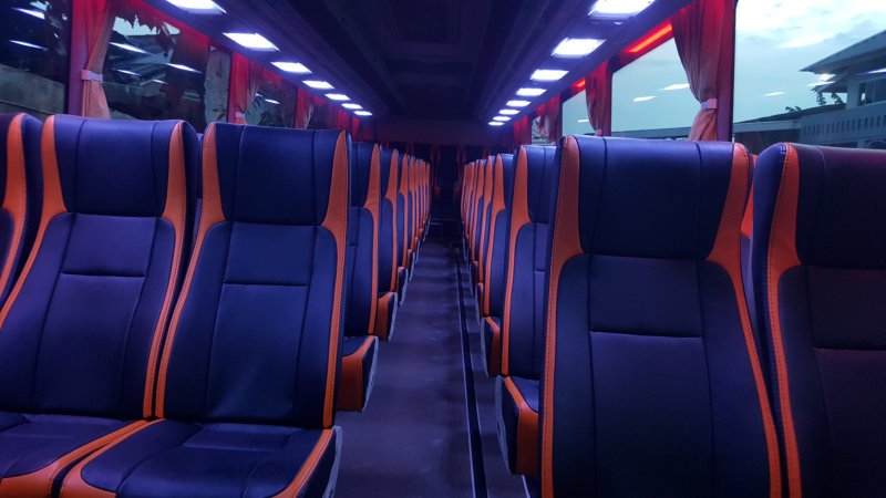 saturental – foto big bus pariwisata mega citra wisata shd hdd interior dalam 43 56 seats terbaru a