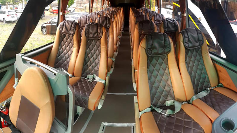 saturental – foto medium bus pariwisata sembodo interior dalam 31s 33s 37s 39 seats a