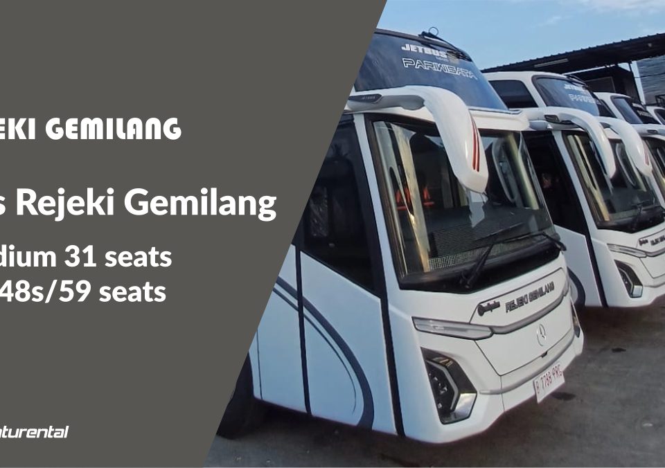 saturental foto big bus pariwisata rejeki transport terbaru jetbus5 a