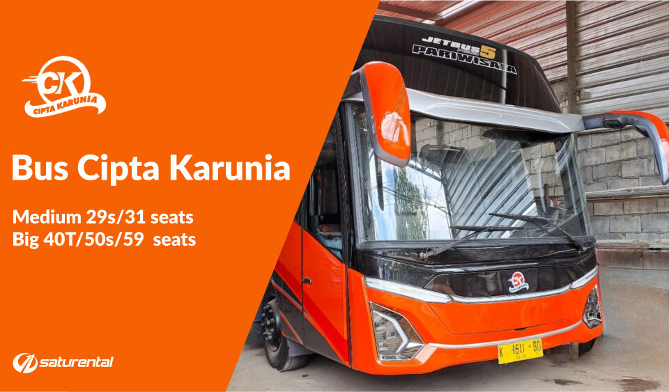 saturental foto big bus pariwisata cipta karunia shd hdd jetbus 5 avante h7 terbaru 40t 50s 59 seats a