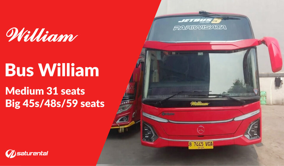 saturental foto big bus pariwisata william shd hdd jetbus 5 terbaru 45s 48s 59 seats a
